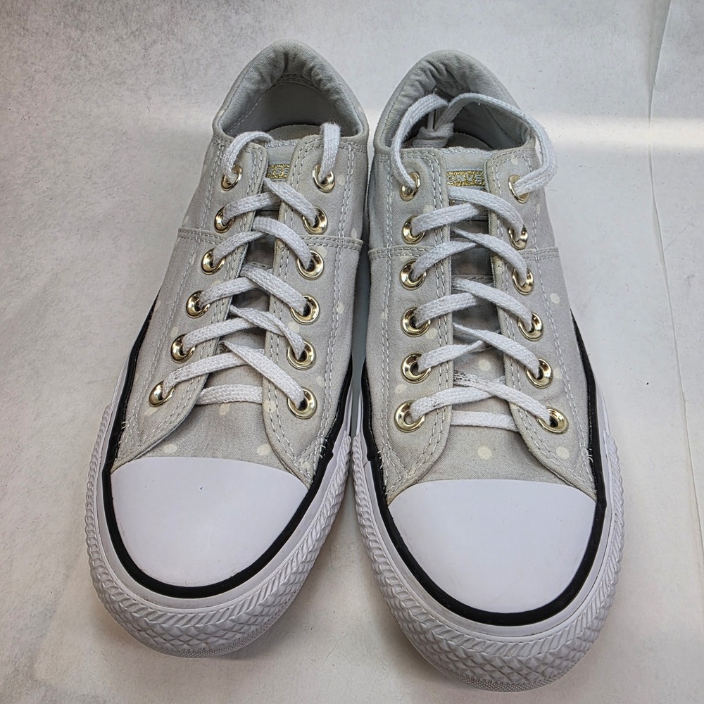 Converse Chuck Taylor All Star Madison 7 Grey Polka Dot Good Low Top Sneakers